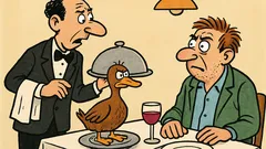 Виц: В ресторанта питат за дива патица…