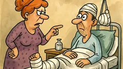 Виц: Когато не слушам жена си…