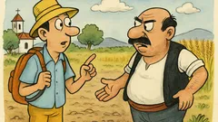 Виц: Турист в Гърция пита местен...