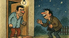 Виц: Три часът през нощта звънят на вратата