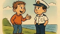 Виц: Дете на инженер разговаря с моряк